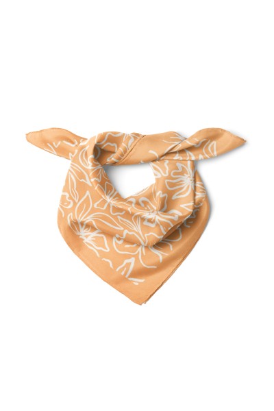 Çiçek Desen Fular Bandana 50x50 Cm