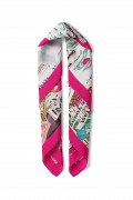 Karışık Figür Desen Fular Bandana 50x50 Cm