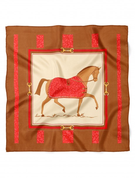 At Desen Fular Bandana 50x50 Cm