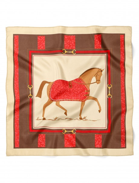 At Desen Fular Bandana 50x50 Cm