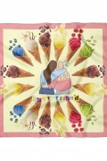 Arkadaşlık ( Best Friend ) Desen Bandana Fular 50x50 Cm
