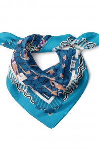 Akrobatik Su Jimnastiği Desen Fular Bandana 50x50 Cm