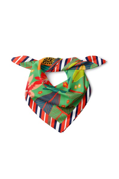 Yaz Meyveleri Desen Fular Bandana 50x50 Cm