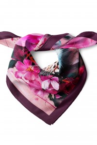 Leopar Desen Fular Bandana 50x50 Cm