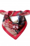 Leopar Desen Fular Bandana 50x50 Cm