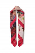 Leopar Desen Fular Bandana 50x50 Cm