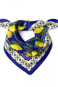 Limon Desen Fular Bandana 50x50 Cm