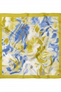 Sulu Boya Desen Fular Bandana 50x50 Cm