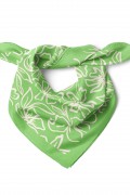 Çiçek Desen Fular Bandana 50x50 Cm