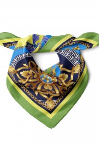 Zincir ve Etro Desen Fular Bandana 50x50 Cm