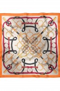 Zincir Desen Fular Bandana 50x50 Cm