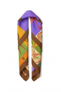 Afrika Ruhu Etnik Motif Desen Fular Bandana 50x50 Cm
