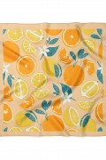 Portakal & Limon Desen Fular Bandana 50x50 Cm
