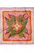Tropikal Palmiye Bahçesi Desen Fular Bandana 50x50 Cm