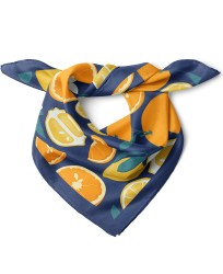 Portakal & Limon Desen Fular Bandana 50x50 Cm