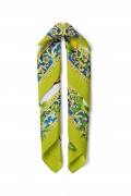 Osmanlı Esintisi & Limon Dalları & Çini Motifleri Desen Fular Bandana