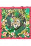 Ormanın Gizemli Gücü Desen Fular Bandana 50x50 Cm