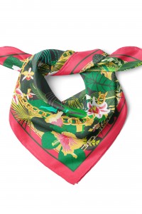 Ormanın Gizemli Gücü Desen Fular Bandana 50x50 Cm