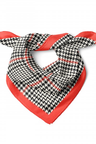 Kazayağı Desen Fular Bandana 50x50 Cm