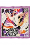 Leopar & Soyut Desen Fular Bandana 50x50 Cm