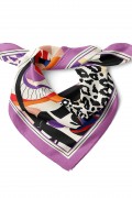Leopar & Soyut Desen Fular Bandana 50x50 Cm