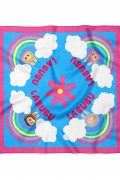 Labubu Desen Fular Bandana 50x50 Cm