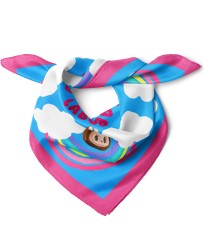 Labubu Desen Fular Bandana 50x50 Cm