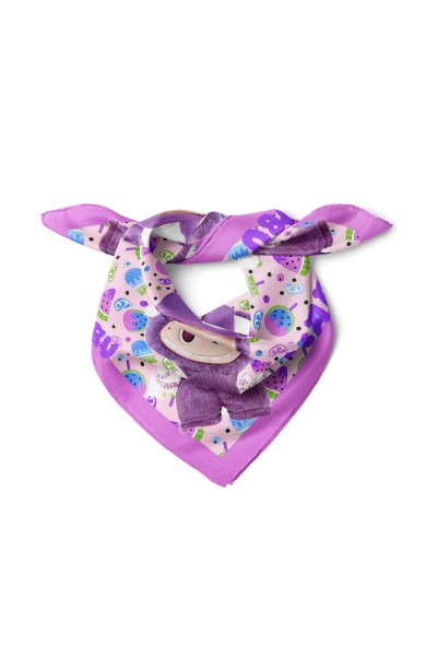 Labubu Desen Fular Bandana 50x50 Cm