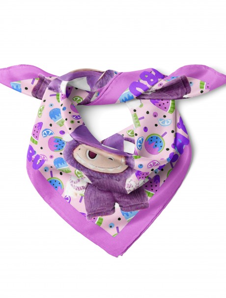 Labubu Desen Fular Bandana 50x50 Cm