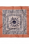 Etnik Güneş Desen Fular Bandana 50x50 Cm