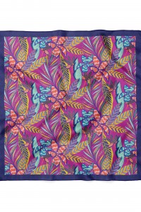 Tropikal Rüyalar Desen Fular Bandana 50x50 Cm