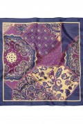 Patchwork Şal Desen Fular Bandana 50x50 Cm