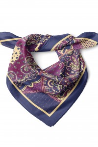 Patchwork Şal Desen Fular Bandana 50x50 Cm