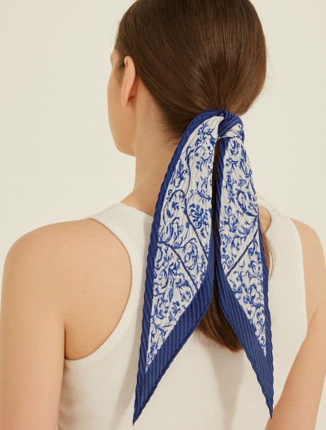 Çini Desen Piliseli Fular Bandana