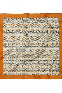 Geometrik Desenli Bandana 58 X 58 Cm