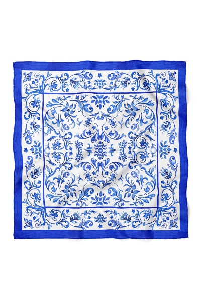 Geometrik Desenli Bandana 58 X 58 Cm