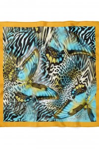 Leopar Desenli Bandana 58 X 58 Cm
