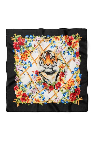 Kaplan Desenli Bandana