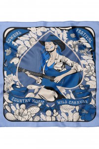 Western Desenli Bandana 58 X 58 Cm