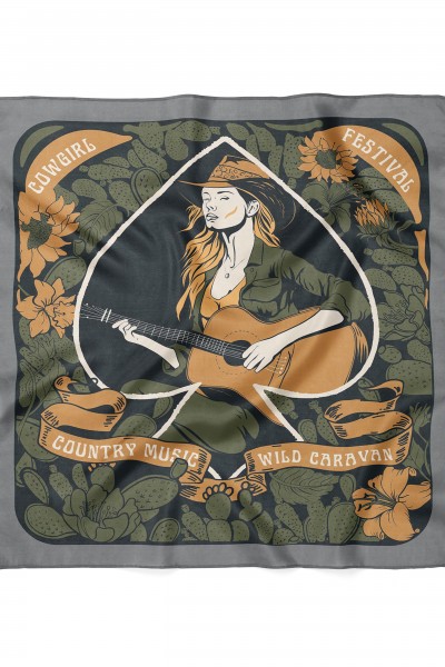 Western Desenli Bandana