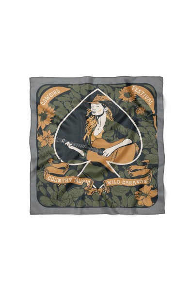 Western Desenli Bandana