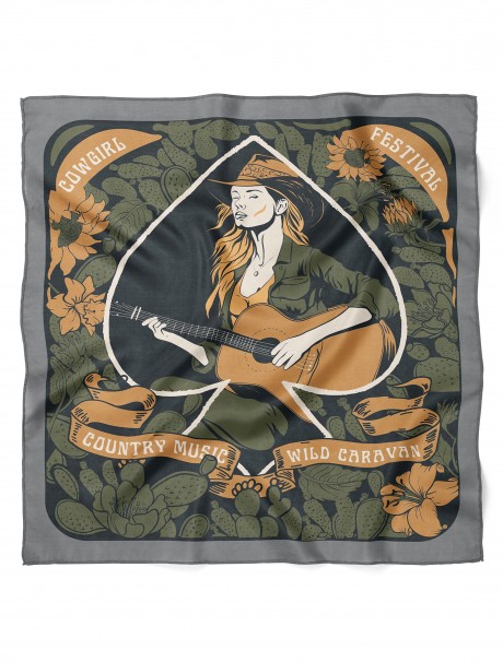 Western Desenli Bandana