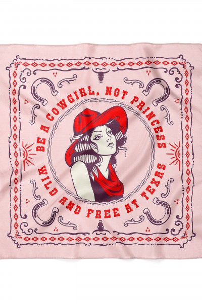 Western Desenli Bandana 58 X 58 Cm