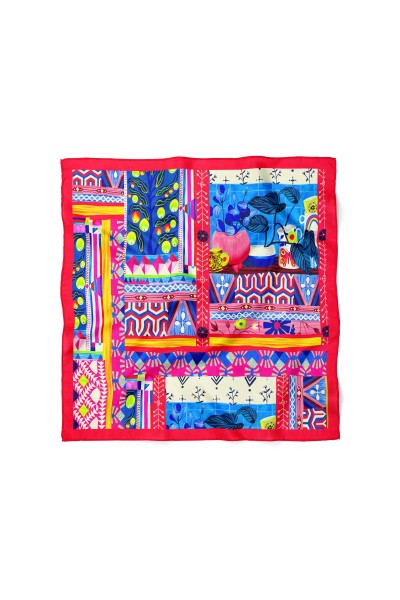 Karışık Bandana Desen 70x70 Cm