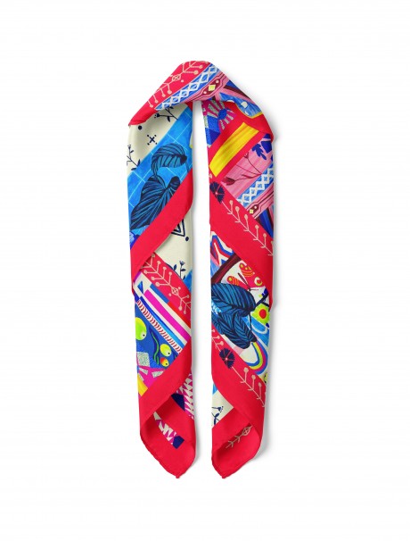 Karışık Bandana Desen 70x70 Cm