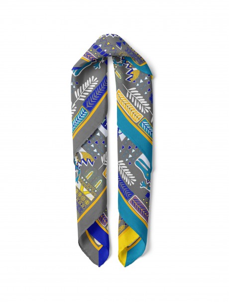 Karışık Desen Bandana 70x70 Cm