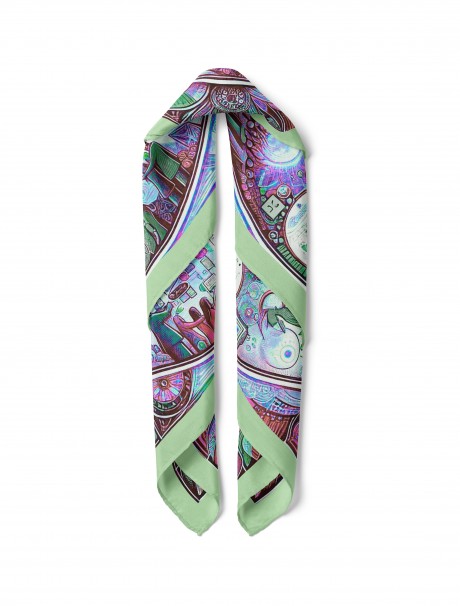 Karışık Bandana Desen 70x70 Cm