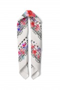 Çiçek Fular Bandana 70 x 70 Cm