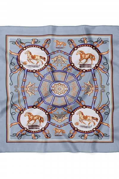 At Desen Fular Bandana 70 x 70 Cm