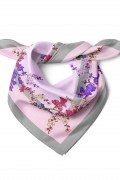 Çiçek Desen Fular Bandana 70 x 70 Cm
